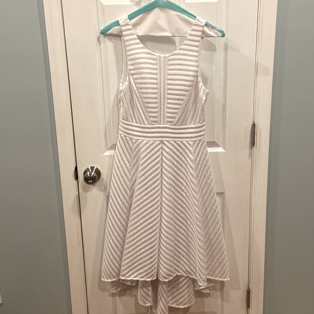 Lily Pulitzer White High Low Sleeveless Dress